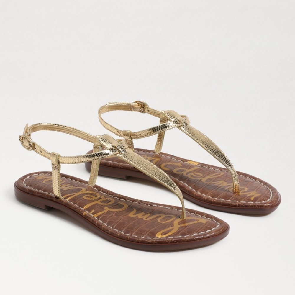 Gold Sam Edelman sandals